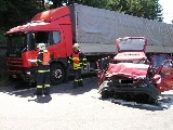 obrázek ke článku: Vybráno z archivu – Dopravní nehoda - Škoda Felicia versus – tahač Scania
