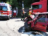 obrázek ke článku: Vybráno z archivu – Dopravní nehoda - Škoda Felicia versus – tahač Scania