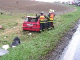 obrázek ke článku: Dopravní nehoda při které došlo ke střetu Felicie a kamiónu s návěsem