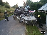obrázek ke článku: Vysoká rychlost a následný smyk příčinou autonehody ve Vysokém nad Jizerou