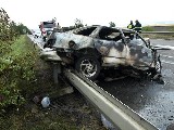 obrázek ke článku: Nebezpečné předjíždění příčinou autonehody při níž uhořel člověk