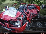 obrázek ke článku: Tragické následky měla srážka osobního vozidla a vlaku na Liberecku