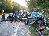 obrázek ke článku: Tři mrtví a tři těžce zranění – bilance autonehody u Bystřice pod Lopeníkem   