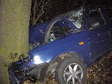 obrázek ke článku: Čelní náraz do stromu nepřežil řidič v obci Valašské Meziříčí