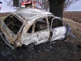 obrázek ke článku: Řidič uhořel v havarovaném vozidle 