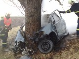 obrázek ke článku: Řidič uhořel v havarovaném vozidle 