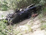 obrázek ke článku: Zdemolovaná Felicie a mrtvý řidič u Mikulčic na Hodonínsku	