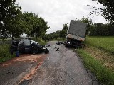 obrázek ke článku: Čelní střet Fiatu a s Liazem nepřežil řidič osobního vozidla