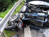 obrázek ke článku: Motorkář zahynul při dopravní nehodě u Bečova