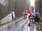 obrázek ke článku: Tragický čelní střet dodávky a osobáku u Toužimi