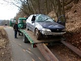 obrázek ke článku: Auto havarovalo na cyklostezce u Červené na ústeckoorlicku