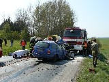 obrázek ke článku: Čelní střet nepřežil 23-letý řidič u Čečkovic