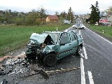 obrázek ke článku: Tragický čelní střet dvou osobních vozidel na plzeňsku