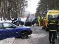 obrázek ke článku: Při dopravní nehodě tří vozidel zemřel jeden ze spolujezdců